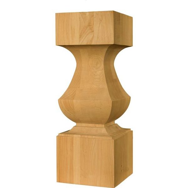 Osborne Wood Products 22 x 8 Transitional Pedestal (No Holes, No Hardware) in Knotty Pine 11731P